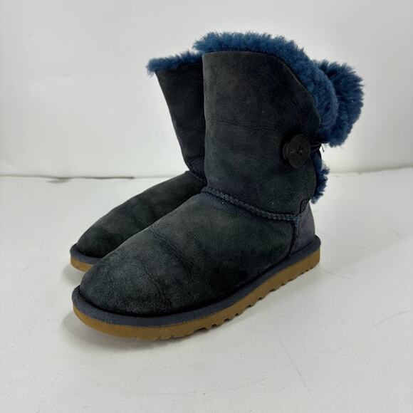 Ugg Bailey Button II Boots size‎ 6 Blue - Picture 1 of 7